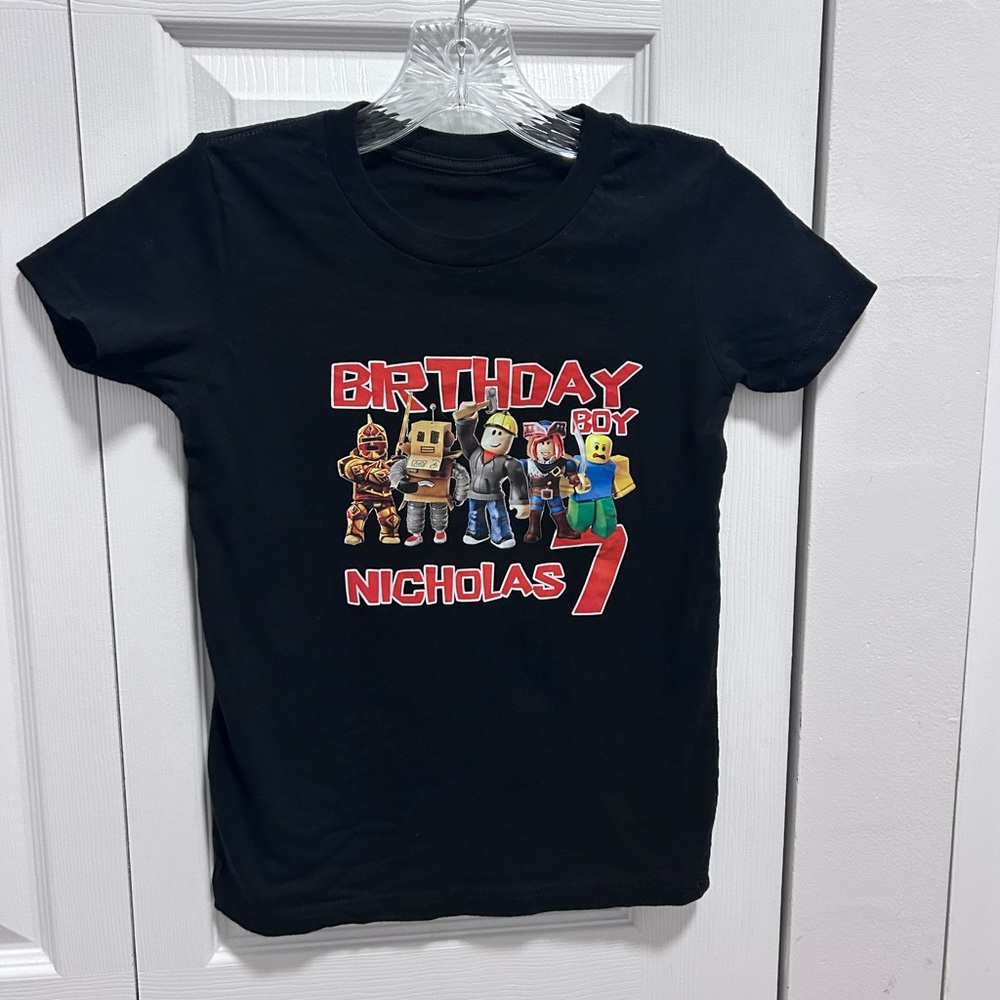 Roblox birthday shirt